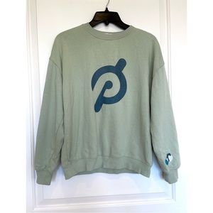 NWOT Peloton Light Sage Green Sweatshirt